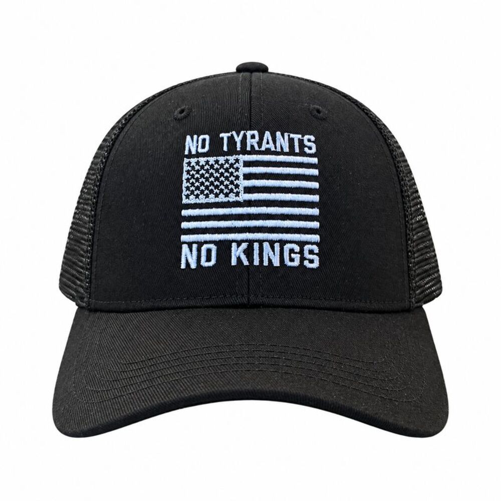 No Tyrants No Kings Hat Awesome Political Trucker Cap